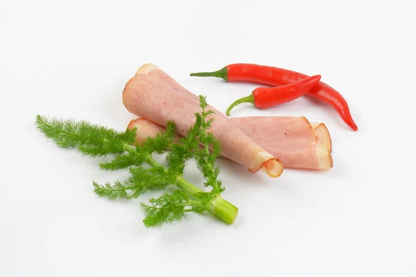 Ham chili peppers — 图库照片