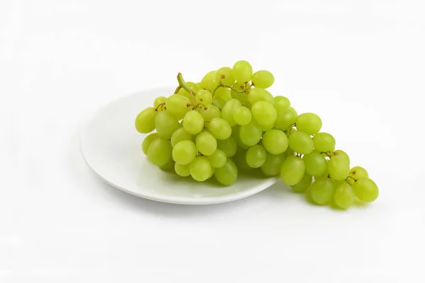 Egy rakás fehér szőlő. — Stock Fotó