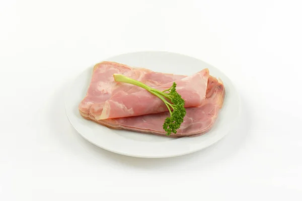 Prato de presunto de porco — Fotografia de Stock