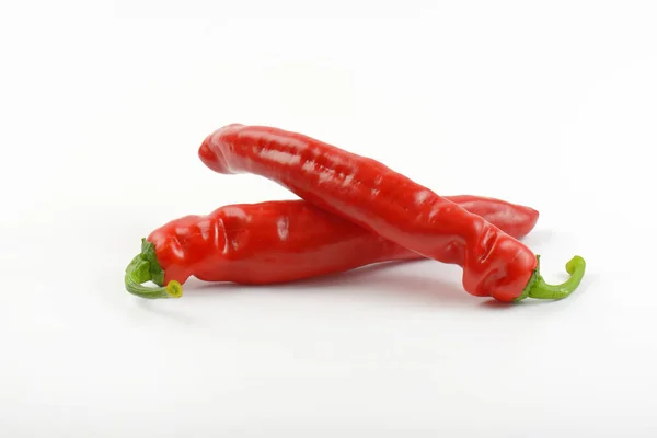 Due peperoni rossi — Foto Stock