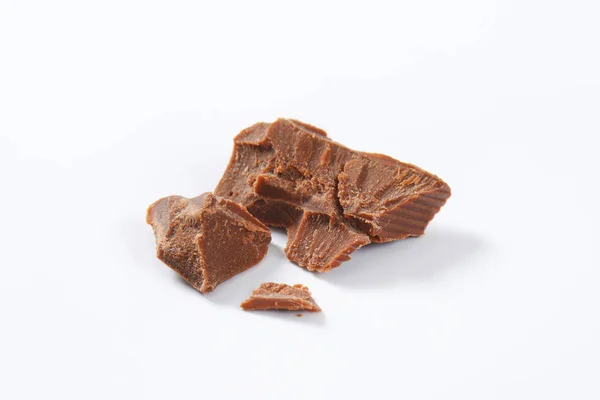 Sütlü çikolata parçaları — Stok fotoğraf
