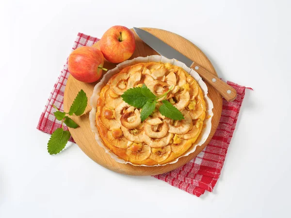 Tarte aux pommes maison — Photo