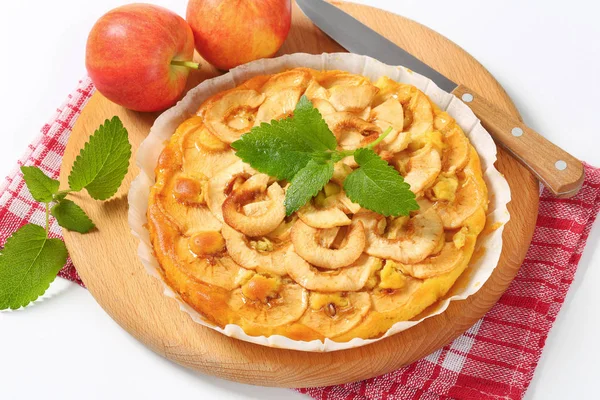 Crostata di mele fatta in casa — Foto Stock