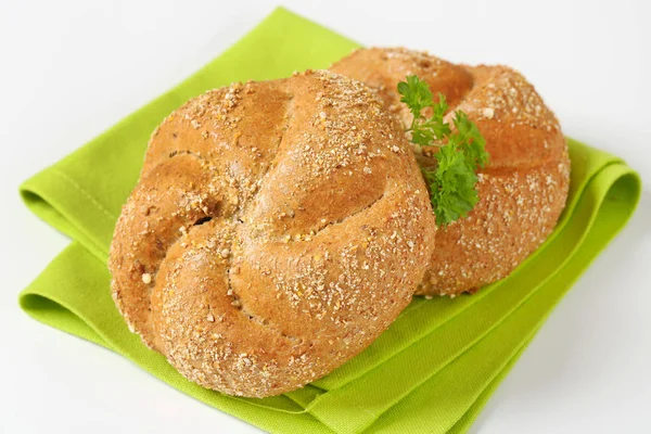 Fresh whole wheat buns — Stock Photo, Image