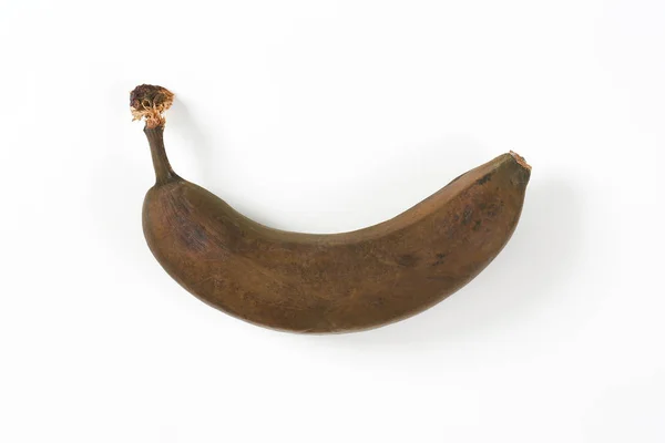 Banana troppo matura marrone — Foto Stock