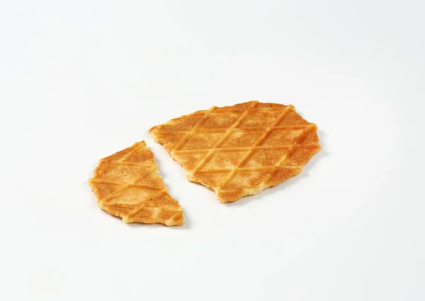 Bolacha waffle manteiga — Fotografia de Stock