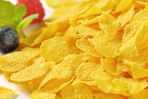 Pile of corn flakes — Stock Photo, Image