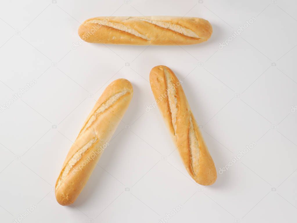 small French baguettes