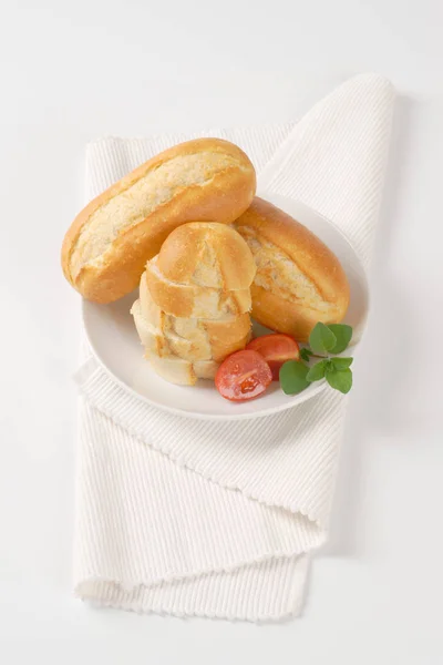 新鲜的迷你法式面包 — 图库照片