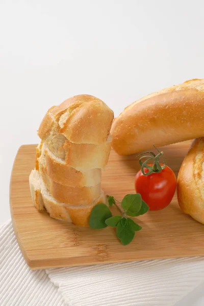 Fresh mini baguettes — Stock Photo, Image