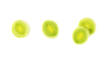 taze doğranmış pırasa