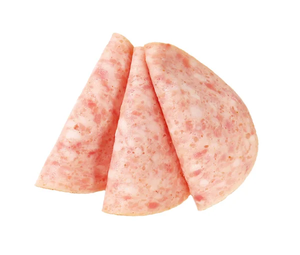 Salsiccia di carne salumi fette — Foto Stock