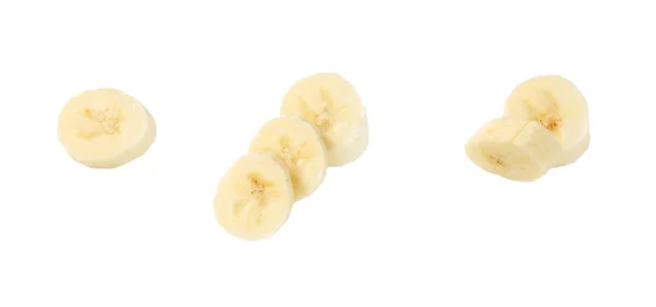 Banán szeletek — Stock Fotó