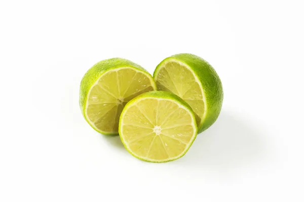 Fresh lime halves — Stock Photo, Image