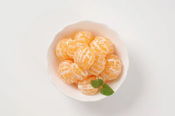 Segar tangerine dikupas — Stok Foto