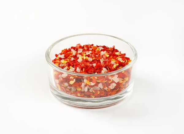 Dried pepper and salt — Stock Photo, Image