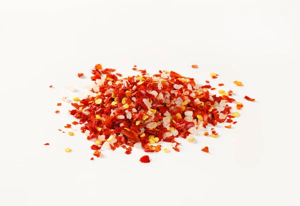 干的辣椒和盐 — 图库照片