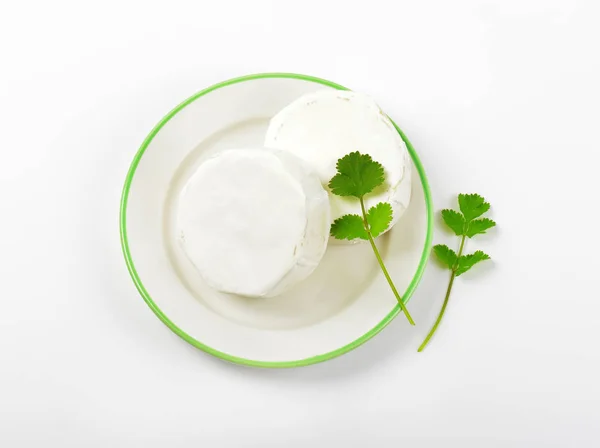 Soft ripened white cheese — Stock Photo, Image