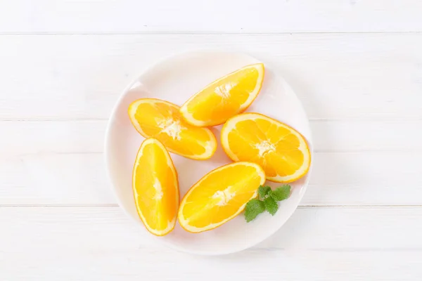 Slices of fresh orange — Stock Photo, Image