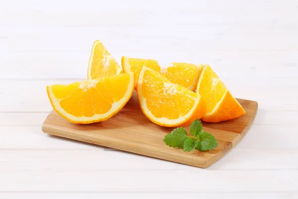 Skiver av fersk appelsin – stockfoto