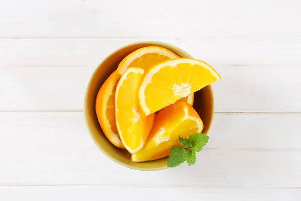 Segmenten van fris oranje — Stockfoto