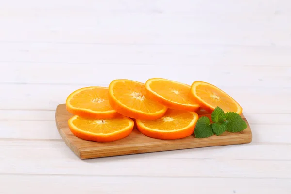 Thin slices of fresh orange — Stock Photo, Image