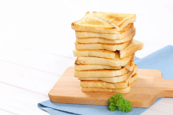 Slices of toasted bread — Stock Photo, Image