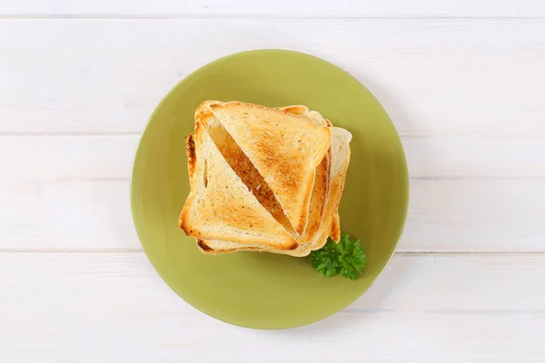 Slices of toasted bread — Stock Photo, Image