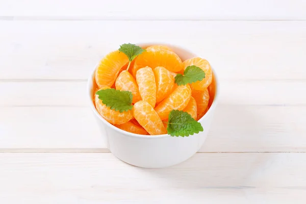 Segmenten voor verse tangerine — Stockfoto