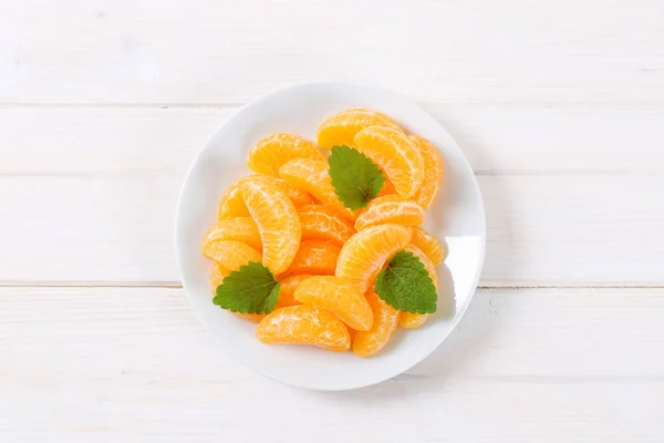 Segmenten voor verse tangerine — Stockfoto