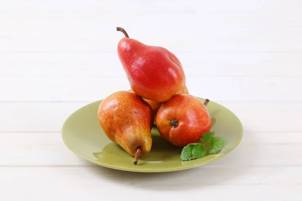 Ripe red pears — Stock Photo, Image