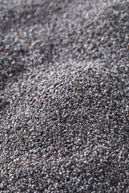 Siyah haşhaş tohumu arka plan