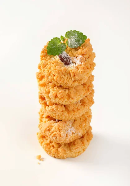 Mały Okruszyna migdałowe ciasteczka — Zdjęcie stockowe
