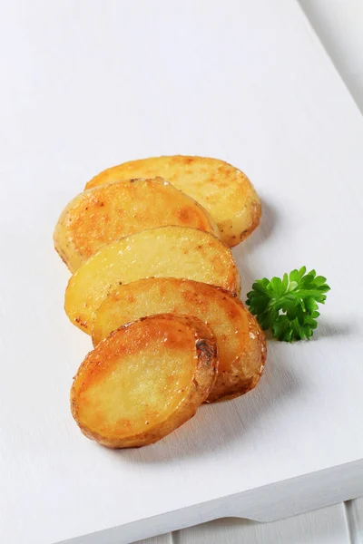 Pan tostado rodajas de patata — Foto de Stock