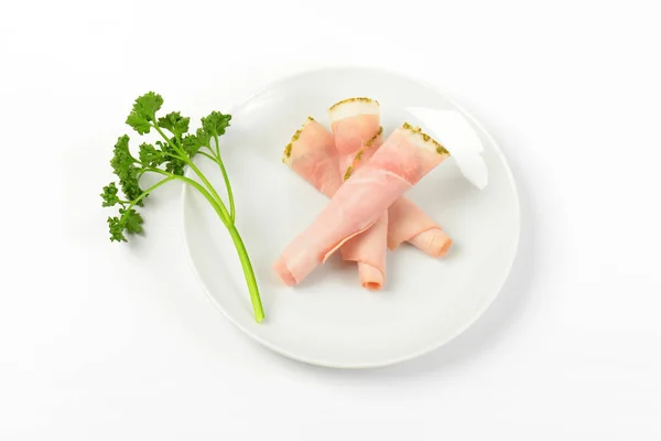Prosciutto cotto agli asparagi — Foto Stock