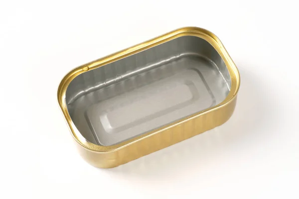 Empty tin of sardines — Stock Photo, Image