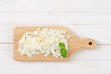 Hindistan cevizi cips yığını