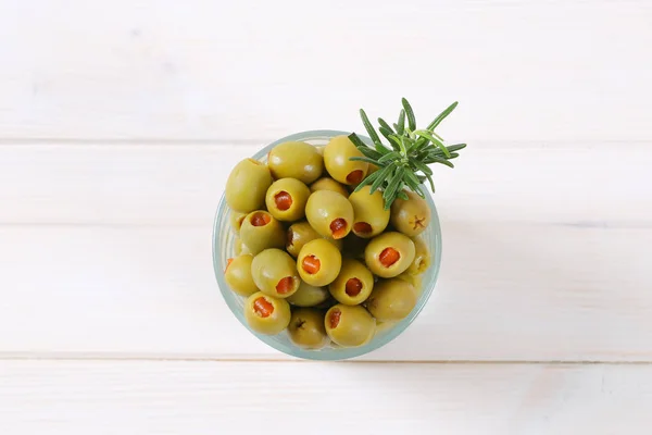 stuffed green olives