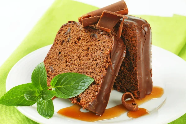 Chocolate ginger cake — Stock Photo, Image