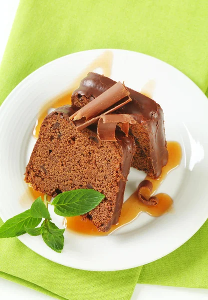 Chocolate ginger cake — Stock Photo, Image