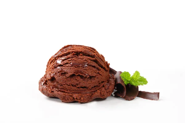 Chocolate ice cream — Stock Photo, Image