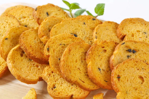 Olive dry biscuits — Stock Photo, Image