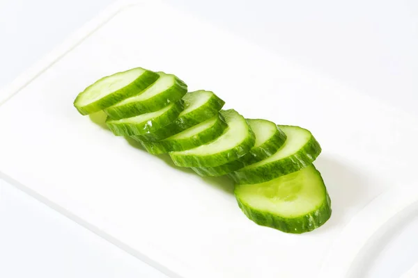 Pepino fresco en rodajas — Foto de Stock