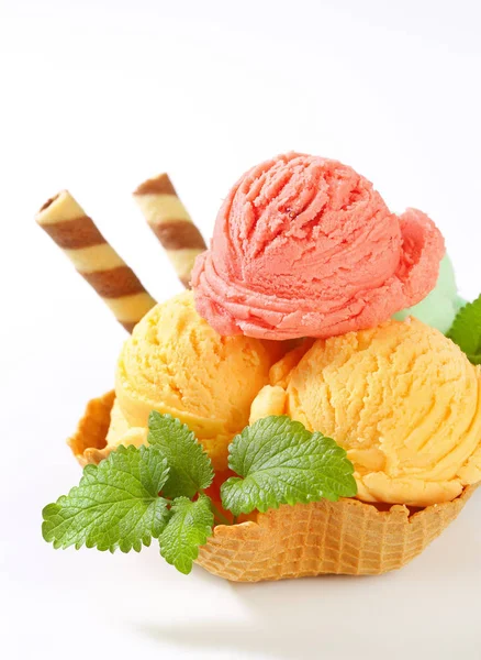 Dessert gelato — Foto Stock