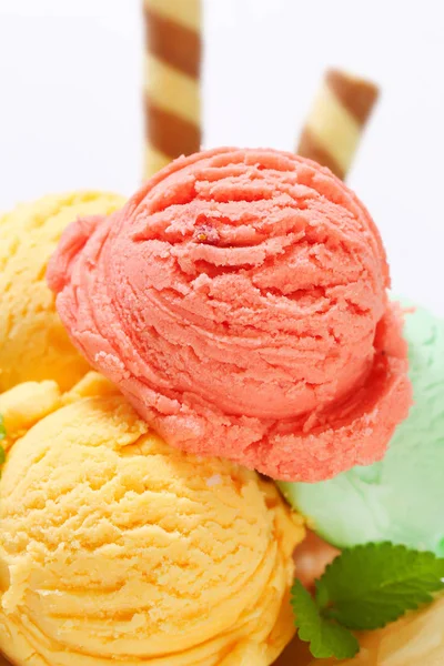 冰淇淋甜点 — 图库照片