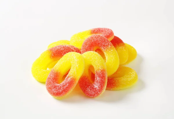 Ringförmige Gummibärchen — Stockfoto