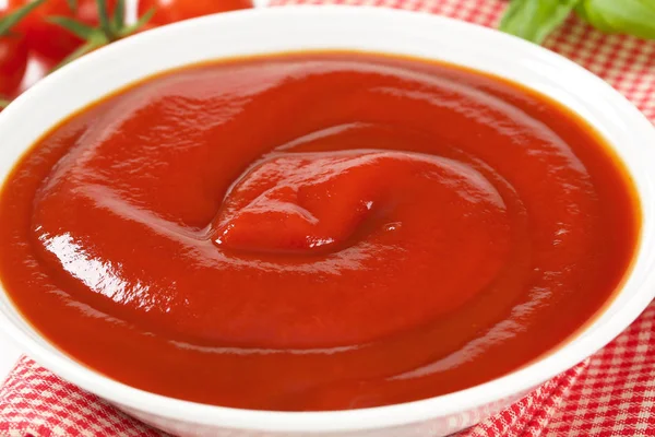光滑的番茄浓汤 — 图库照片