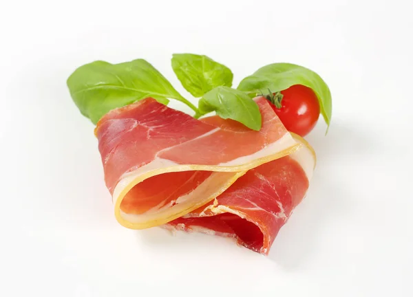 İtalyan kuru tedavi jambon — Stok fotoğraf