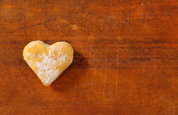 Cookie формі серця — стокове фото