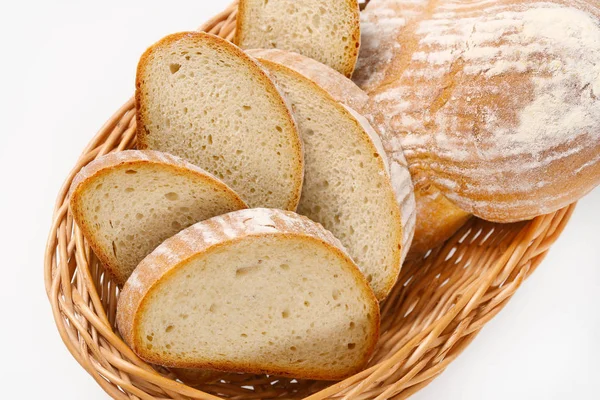 大陸のパンをスライス — ストック写真